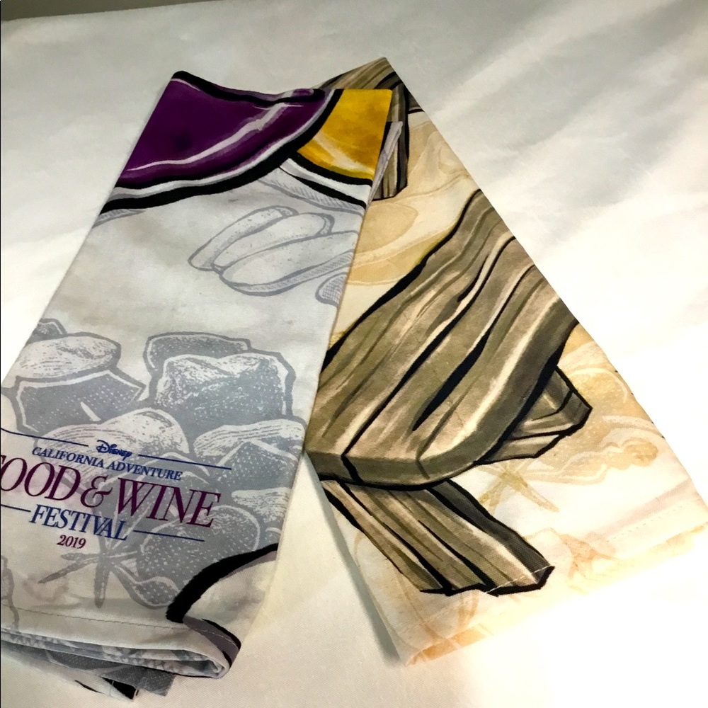 Disney food & wine festival dish towels